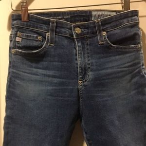 AG Adriano Goldschmeid womens Farrah Skinny ankle Blue denim Jeans size 25R